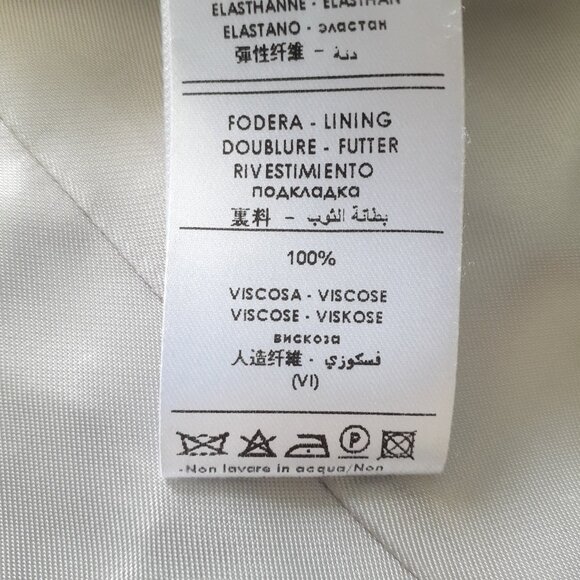 Simona Corsellini Wool Two-Button Blazer Gray Size 40/Size 4 - Picture 11 of 14